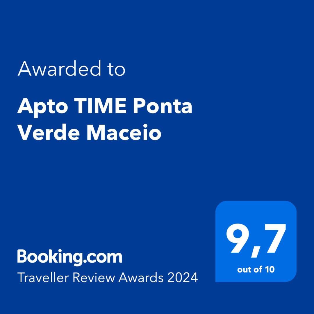 Apto Time - Vista Mar Em Ponta Verde Maceio Lejlighed Eksteriør billede