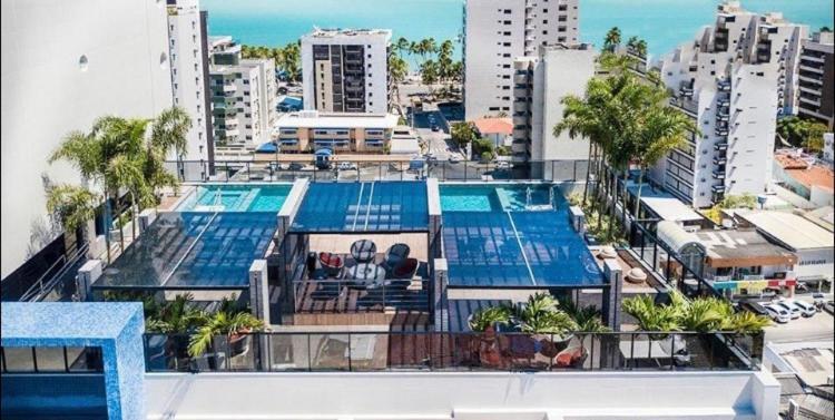 Apto Time - Vista Mar Em Ponta Verde Maceio Lejlighed Eksteriør billede